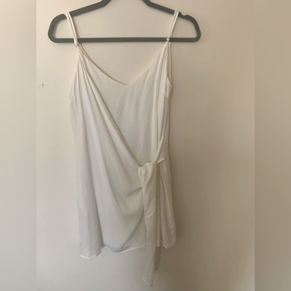 Pretty lightweight  white wrap dress